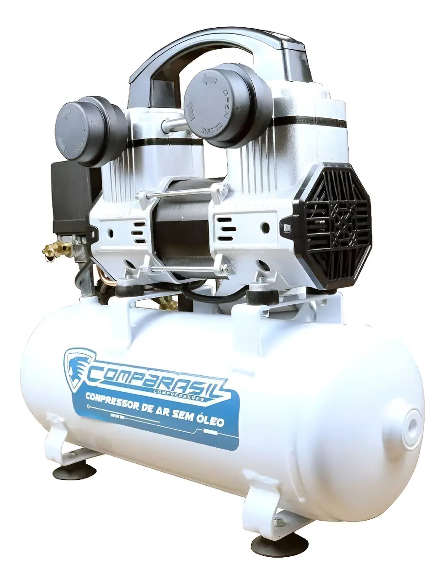 Compressor De Ar Portátil 8l 1,1 Hp 1100-8l Compbrasil