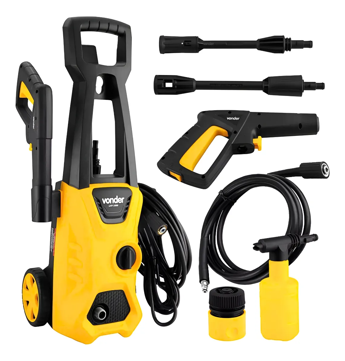 Lavadora De Alta Pressão Lav 1600, 1.600 Lbf/pol² Vonder 110/220V