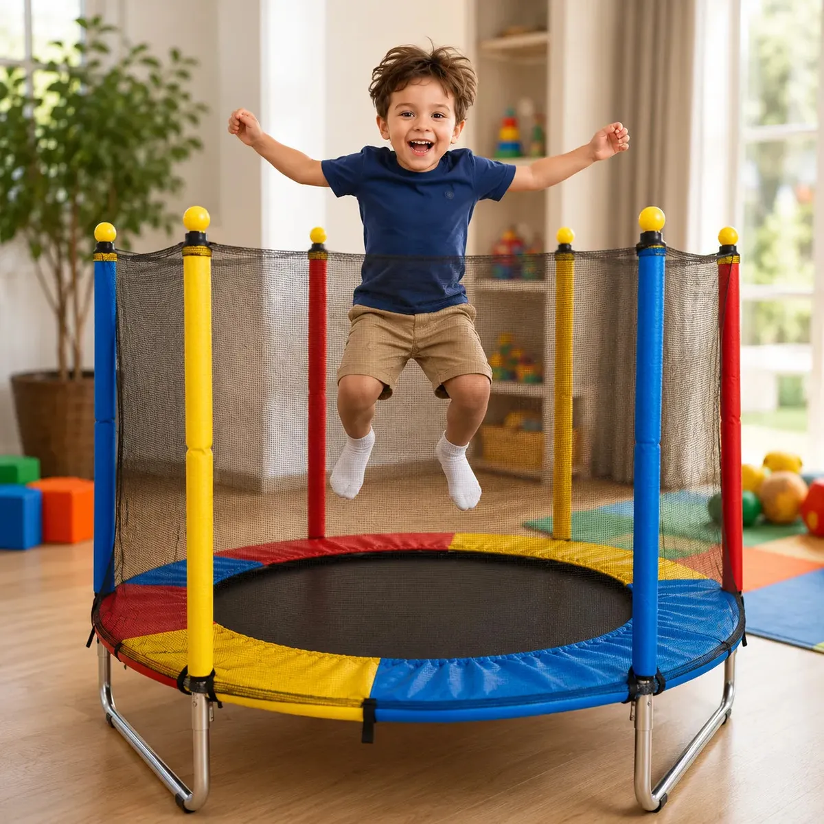 Cama Elástica Pula Pula Infantil Trampolim 1,4 Metros