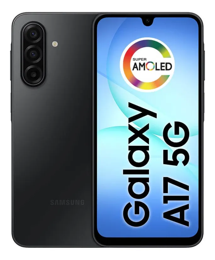 Celular Samsung Galaxy A17 5g , 128gb, 4gb Ram, Câm De 50mp, Tela De 6.7 , Nfc, Ip54 - Preto