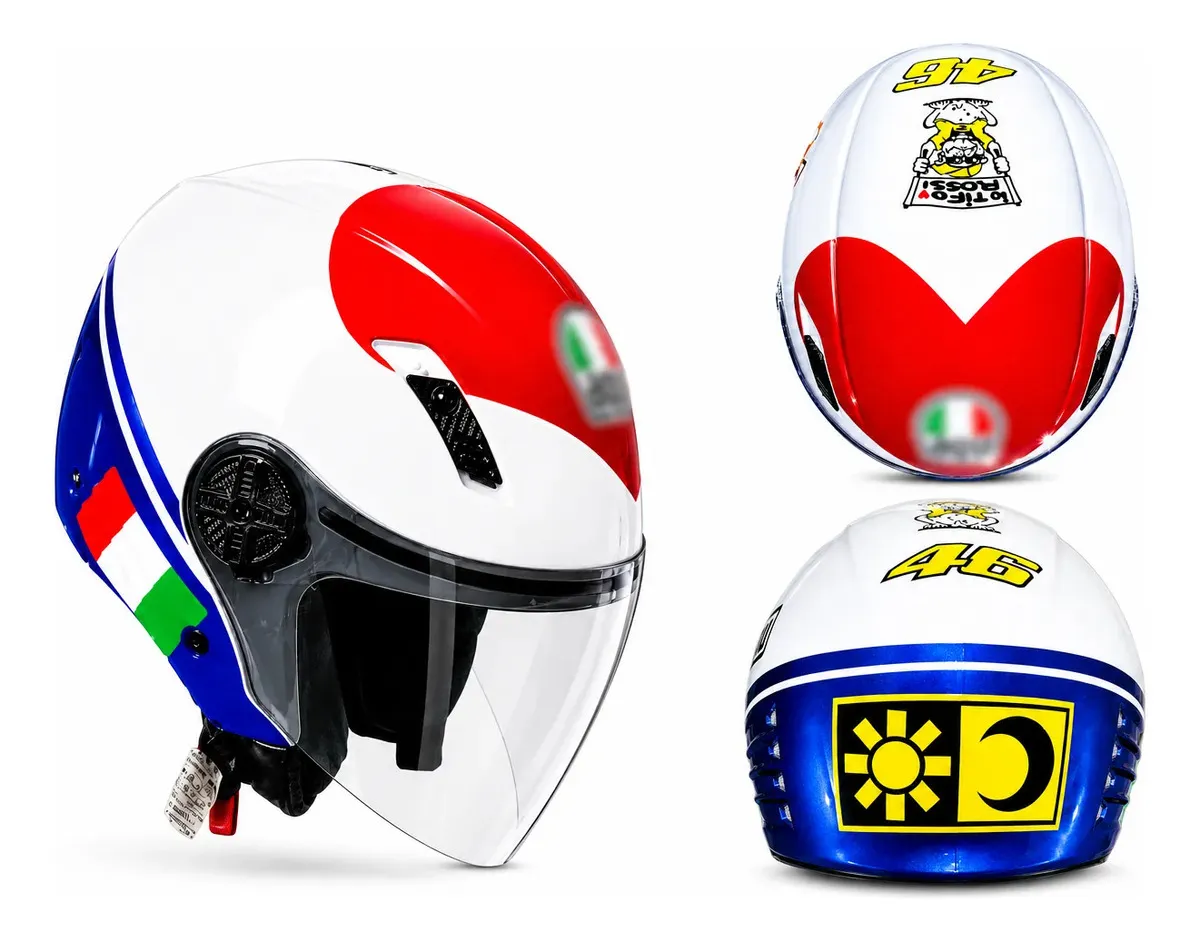 Capacete para moto aberto FW3 X OPEN CLASSIC Aberto branco tamanho 55/56