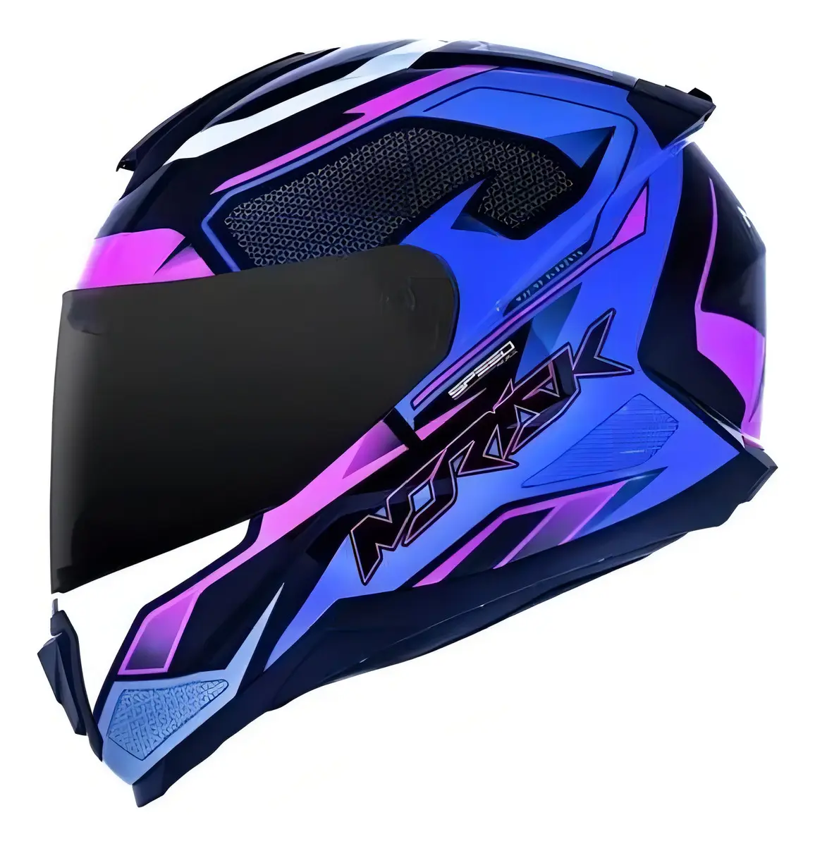 Capacete Norisk Razor SpeedMax Roxo Com Rosa