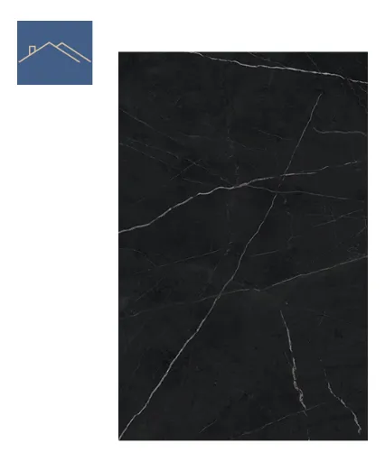 Pisos Porcelanato Royal Black Polido 80,5x140cm Villagrês