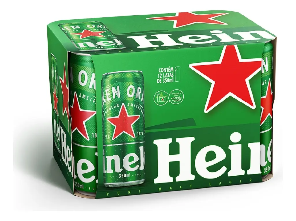 Cerveja Heineken Puro malte Sleek 12 Latas